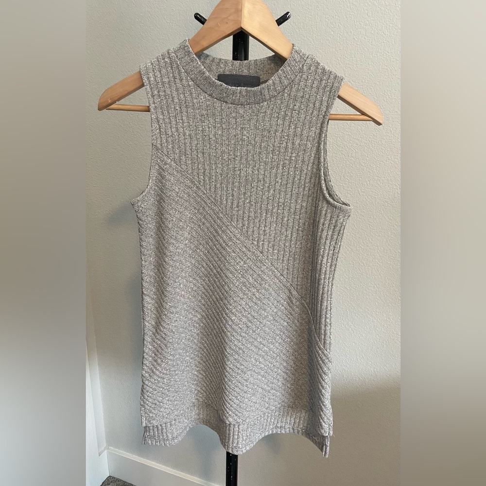 Sunday In Brooklyn by Anthropologie - Ribbed tank tan/gray blend. Size small